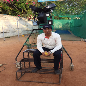 Best Three Wheel Cricket Ball Throwing Machine In Hyderabad, India, Syed, Insports