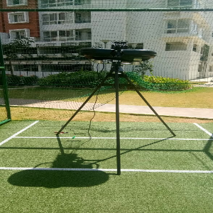 LEVERAGE BOWLING MACHINE IN PRACTICE NETS