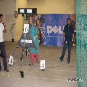 Leverage Cricket Bowling Machine at Dell Event