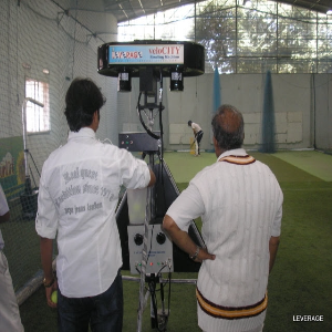 Leverage Cricket Bowling Machine at ML Jaisimha Cricket Academy