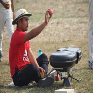 Leverage Masterdigi Ball Throwing Machine For Fielding Drills @ SMR Cricket Academy Hyderabad 