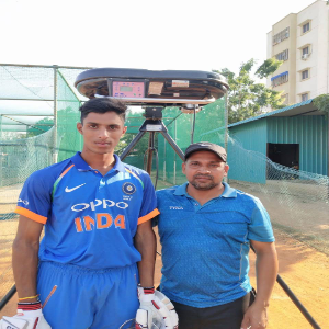 Team India U19 Thakur N Tilak Verma With Leverage Bowling Machine