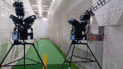 National Cricket Academy using Leverage Bowling Machine